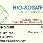 After L'Esthetique Monique went all by herself and foundes Bio Kosmetik and this was her Business Card